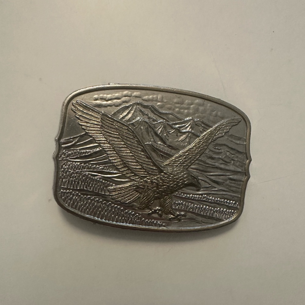 Silver Eagle Belt Buckle